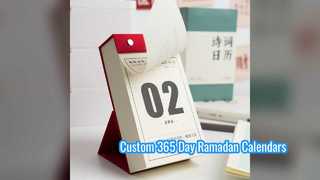 কাস্টম 365 দিনের রমজান ডেস্ক ক্যালেন্ডার প্রিন্টিং 2024