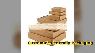 কাস্টম ইকো ফ্রেন্ডলি ক্রাফট পোশাক শিপিং বক্স